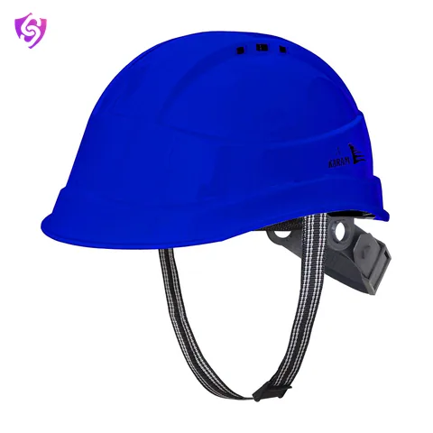 Karam Peakless Designed Safety Helmet with Slider Type Adjustment and Ventilators