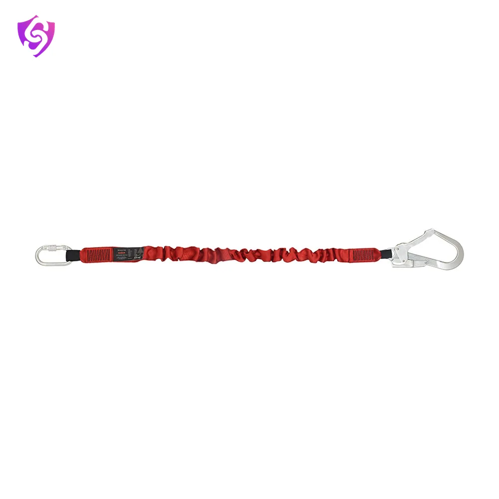 Karam Restraint Expandable Lanyard with One Side Karabiner PN112 and Other Side Hook PN131N