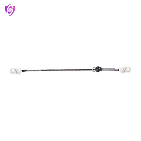Karam Restraint Kernmantle Rope Adjustable Lanyard with Both Side Hook PN121