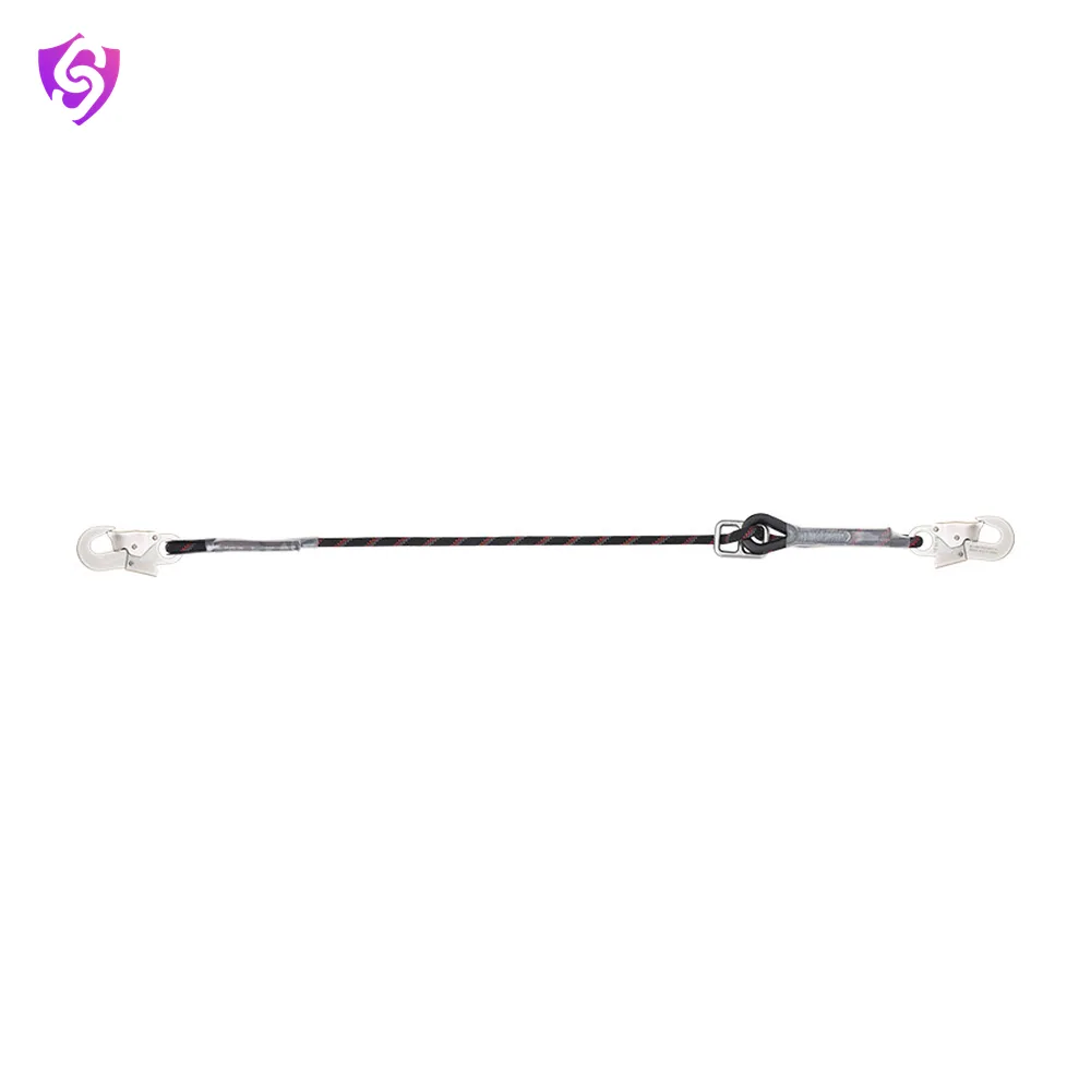 Karam Restraint Kernmantle Rope Adjustable Lanyard with Both Side Hook PN121