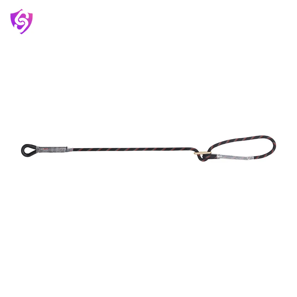 Karam Restraint Kernmantle Rope Adjustable Lanyard with Both Side Loop