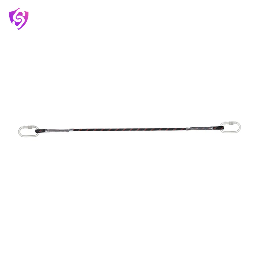 Karam Restraint Kernmantle Rope Lanyard with Both Side Karabiner PN112