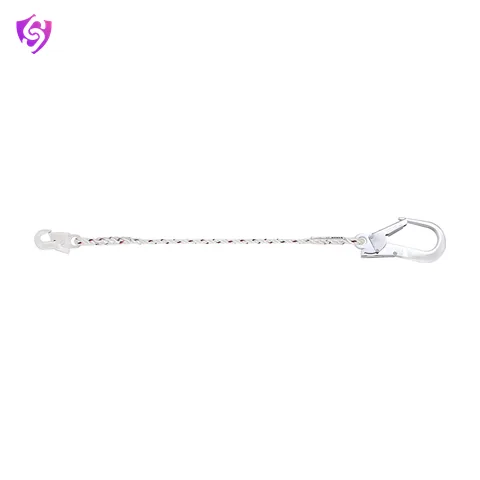 Karam Restraint Twisted Rope Lanyard with One Side Hook PN121 and Other Side Hook PN136