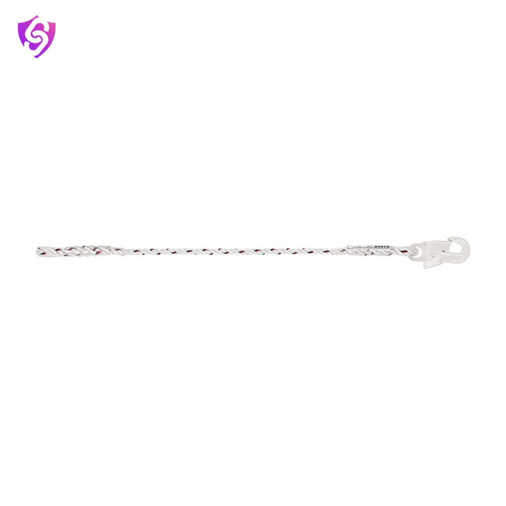 Karam Restraint Twisted Rope Lanyard with One Side Loop and Other Side Hook PN121