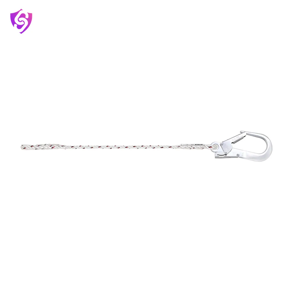 Karam Restraint Twisted Rope Lanyard with One Side Loop and Other Side Hook PN136