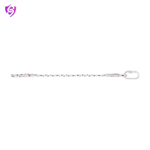 Karam Restraint Twisted Rope Lanyard with One Side Loop and Other Side Karabiner PN112