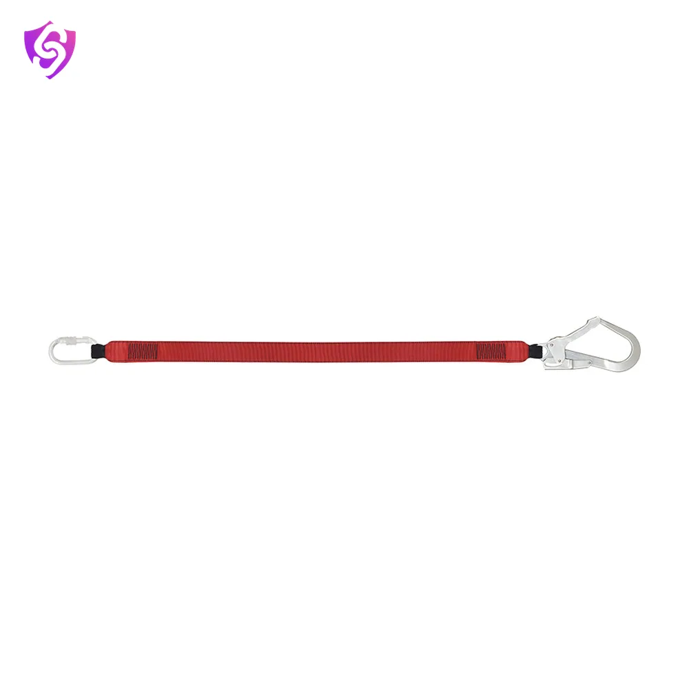Karam Restraint Webbing Lanyard (44mm) with One Side Karabiner PN112 and Other Side Hook PN131N