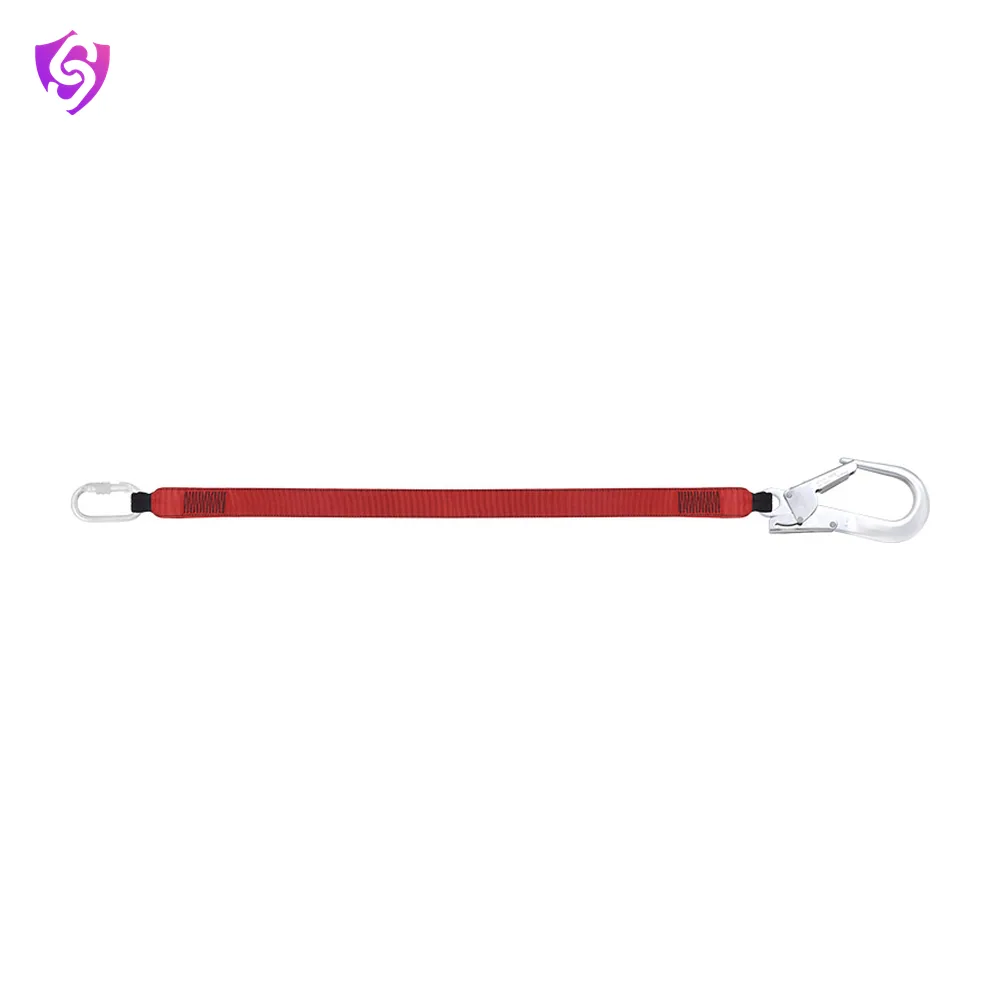 Karam Restraint Webbing Lanyard (44mm) with One Side Karabiner PN112 and Other Side Hook PN136