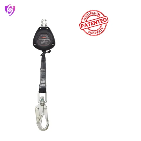 Karam Retractable Blocks with Webbing 2 Meter with Steel Snap Hook