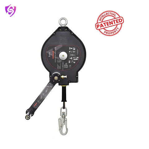 Karam Retrieval Retractable Blocks with Synthetic Textile Rope 18 Meter with Steel Snap Hook
