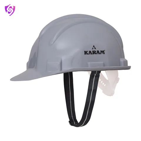 Karam Safety Helmet with Protective Peak with Nape type Adjustment