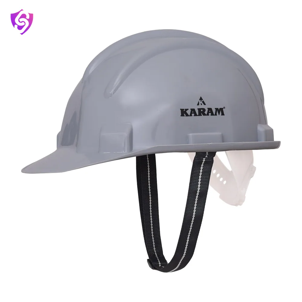 Karam Safety Helmet with Protective Peak with Nape type Adjustment
