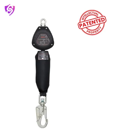 Karam Sharp Edge Tested Retractable Blocks with Webbing 2 Meter with Steel Snap Hook