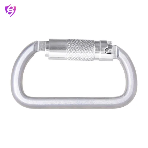 Karam Stainless Steel Triple Action Locking Bulb type Karabiner
