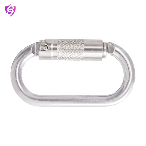 Karam Stainless Steel Triple Action Locking Bulb type Karabiner