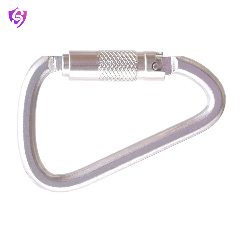Karam Stainless Steel Triple Action Locking Bulb type Karabiner