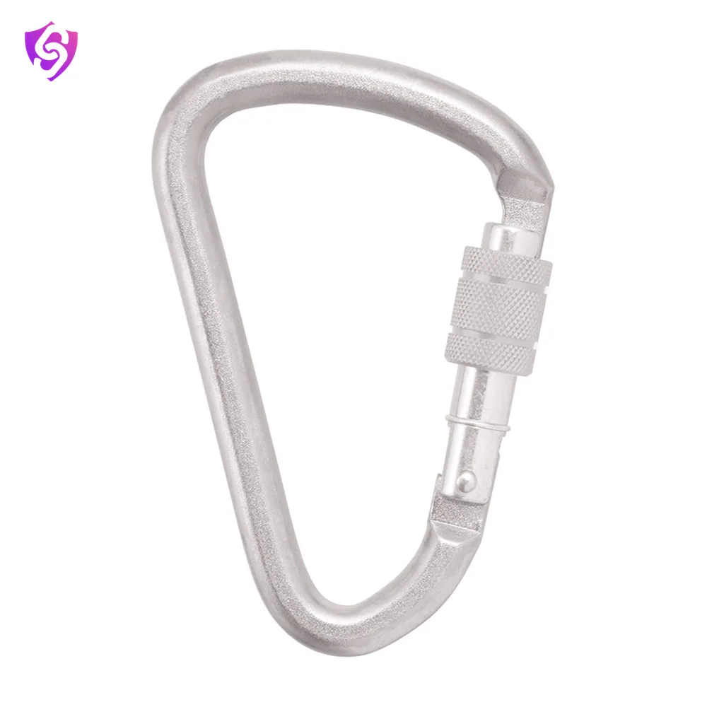 Karam Steel Screw Locking Bulb type Karabiner