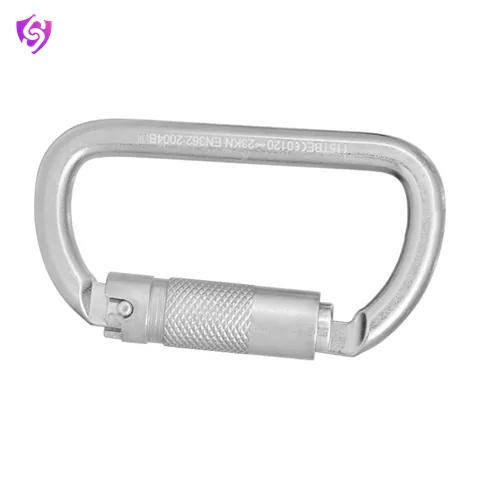 Karam Steel Triple Action Locking Bulb type Karabiner