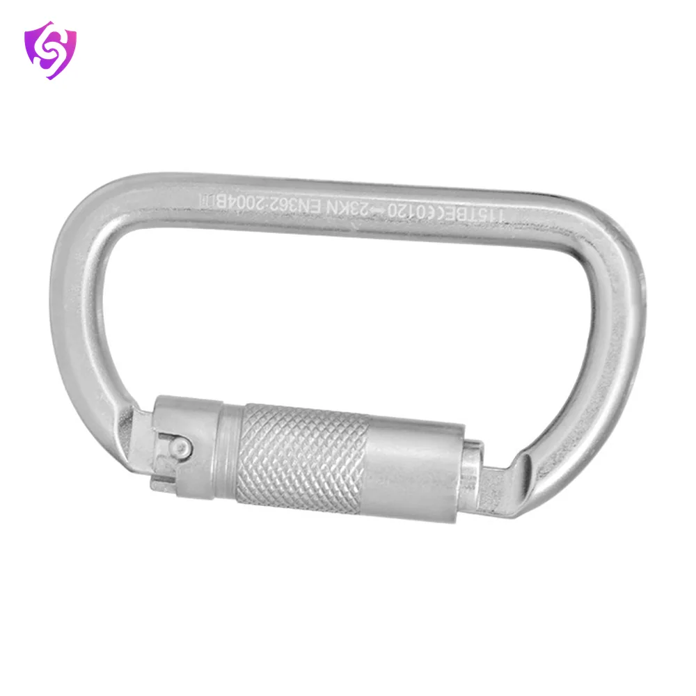 Karam Steel Triple Action Locking Bulb type Karabiner