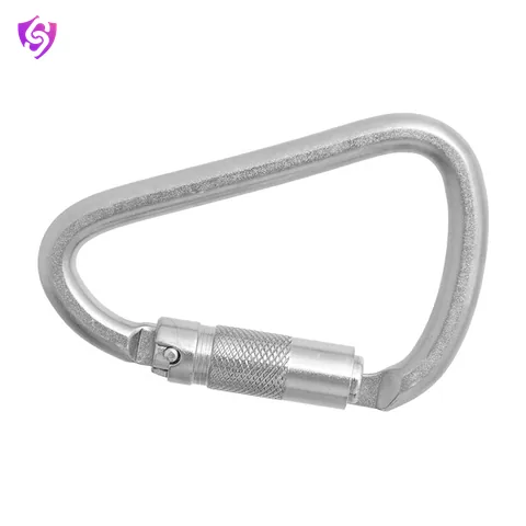Karam Steel Triple Action Locking Bulb type Karabiner