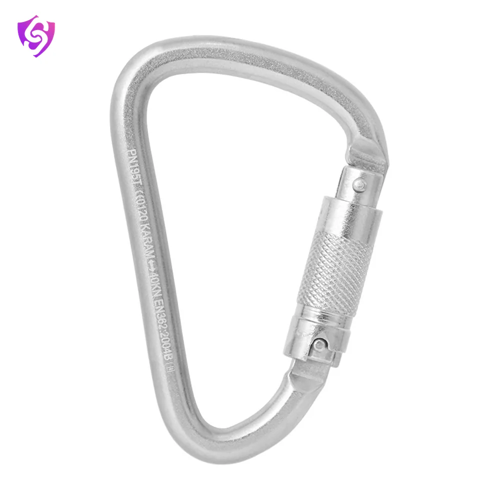 Karam Steel Triple Action Locking Karabiner