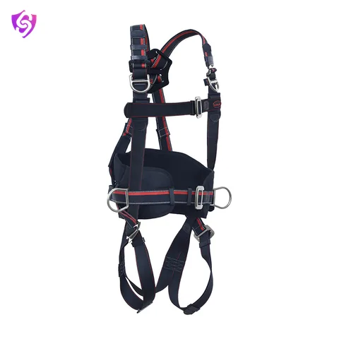 Karam Tower Climbing Harness with 4 Adjustment & 3 Attachment Points