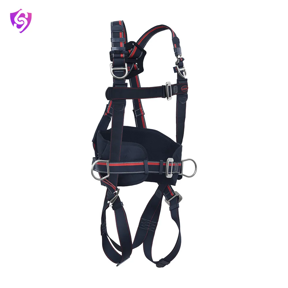 Karam Tower Climbing Harness with 4 Adjustment & 3 Attachment Points