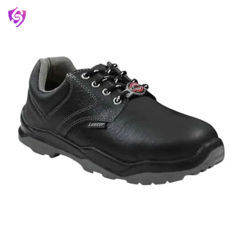 Lancer TP-1003 DD/ST/APL Steel Toe Leather & PU Black safety shoes