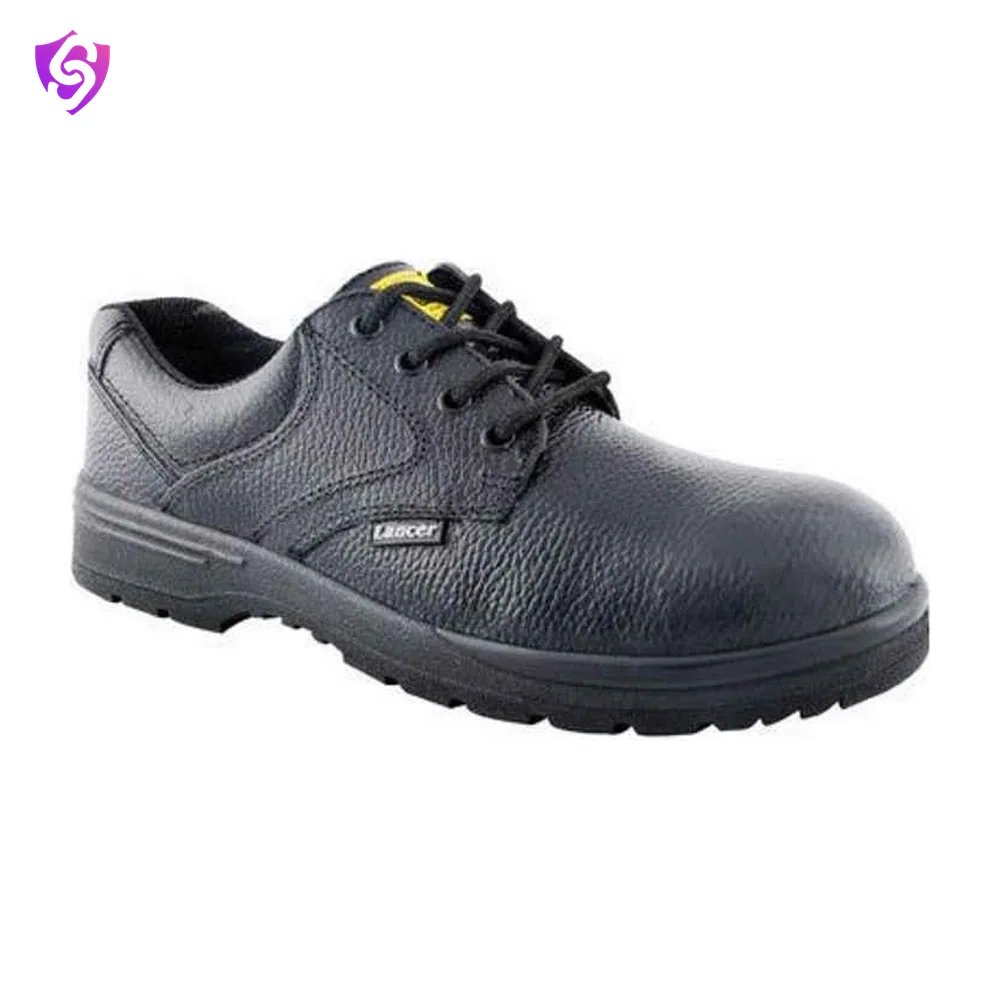 Lancer TP-202 Steel Toe Black safety shoes