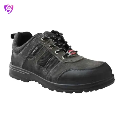 Lancer TP-214 DD/CT GREY Composite FRP Toe Buff CG & Suede Leather Grey safety shoes