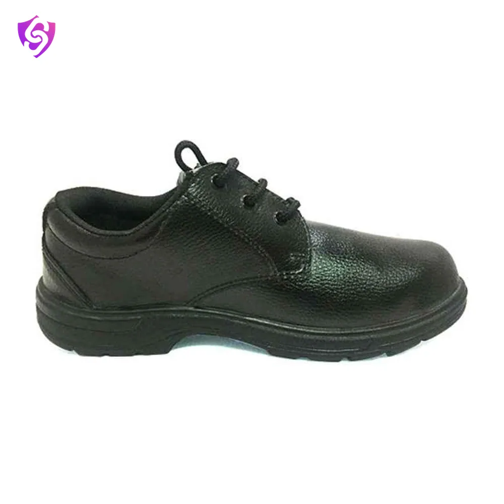 Lancer V-102 Steel Toe Black safety shoes