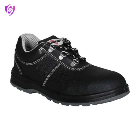 Lancer Wrestler Leather Steel Toe Black safety shoes