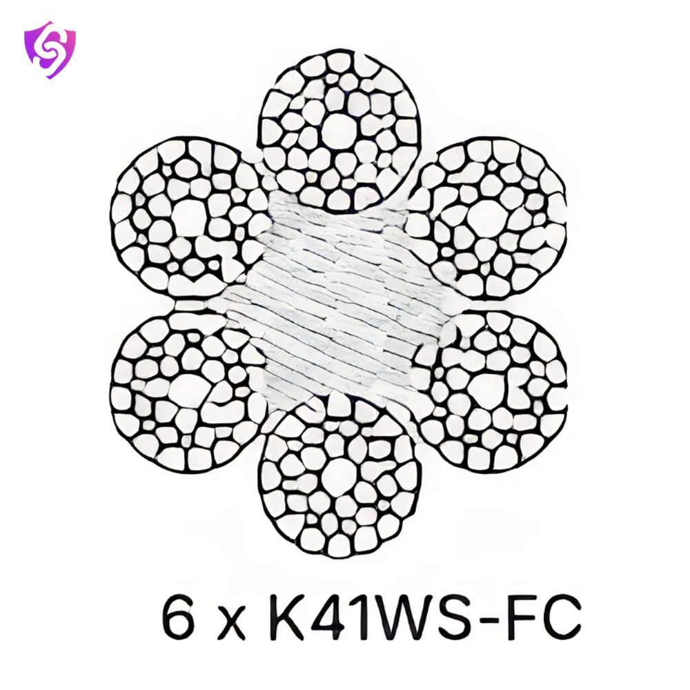 Mega 6 x K41WS-IWRC Wire Ropes
