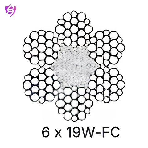 Mega 6×19 Warrington Wire Rope