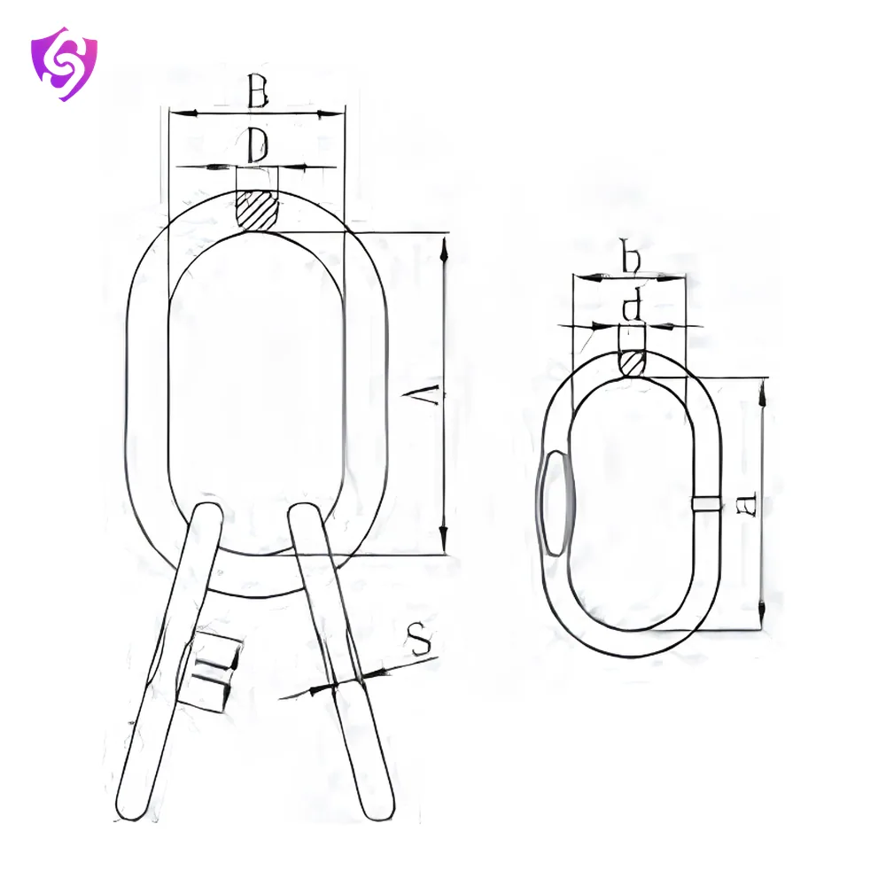 Mega A346 Master Link Assembly With Flat