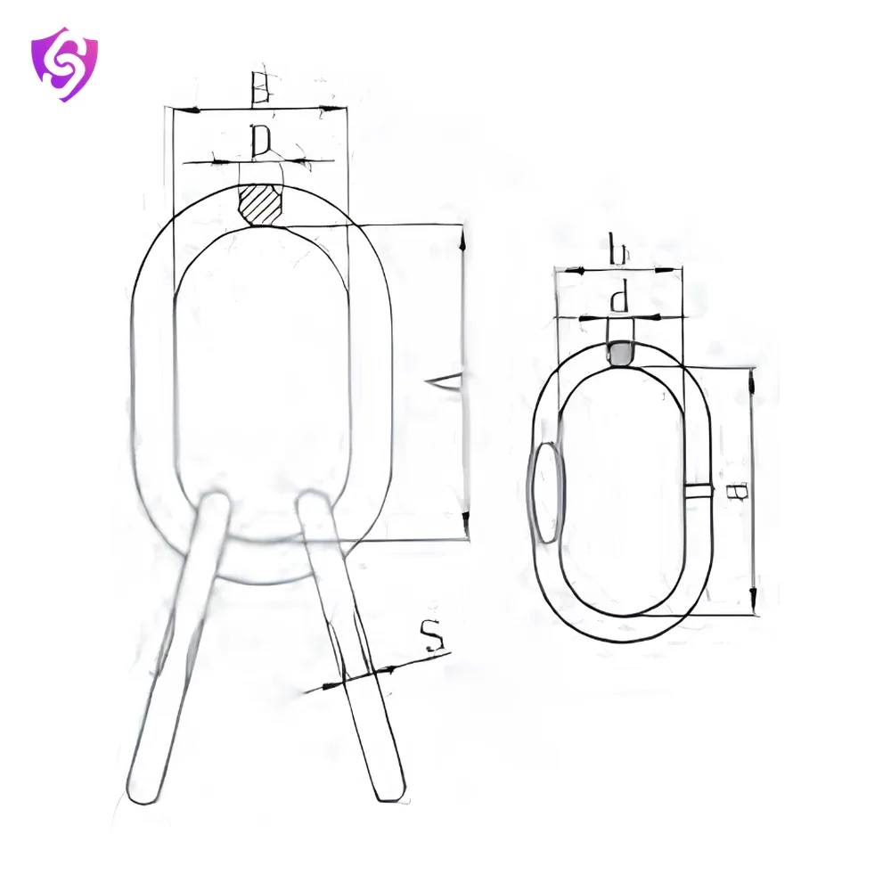 Mega A347 Us Type Master Link Assembly (Welded)