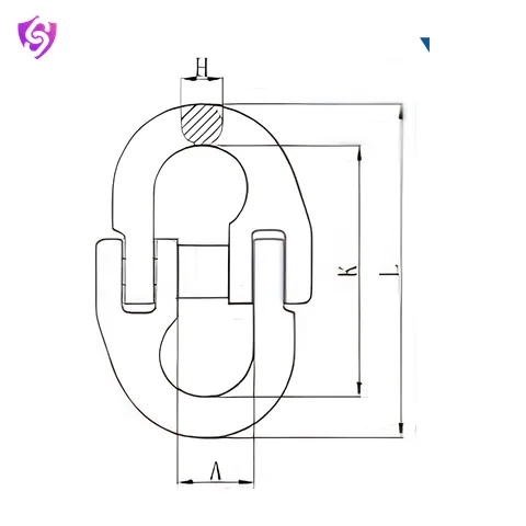 Mega G100 Connecting Link (Type 1 – Straight)