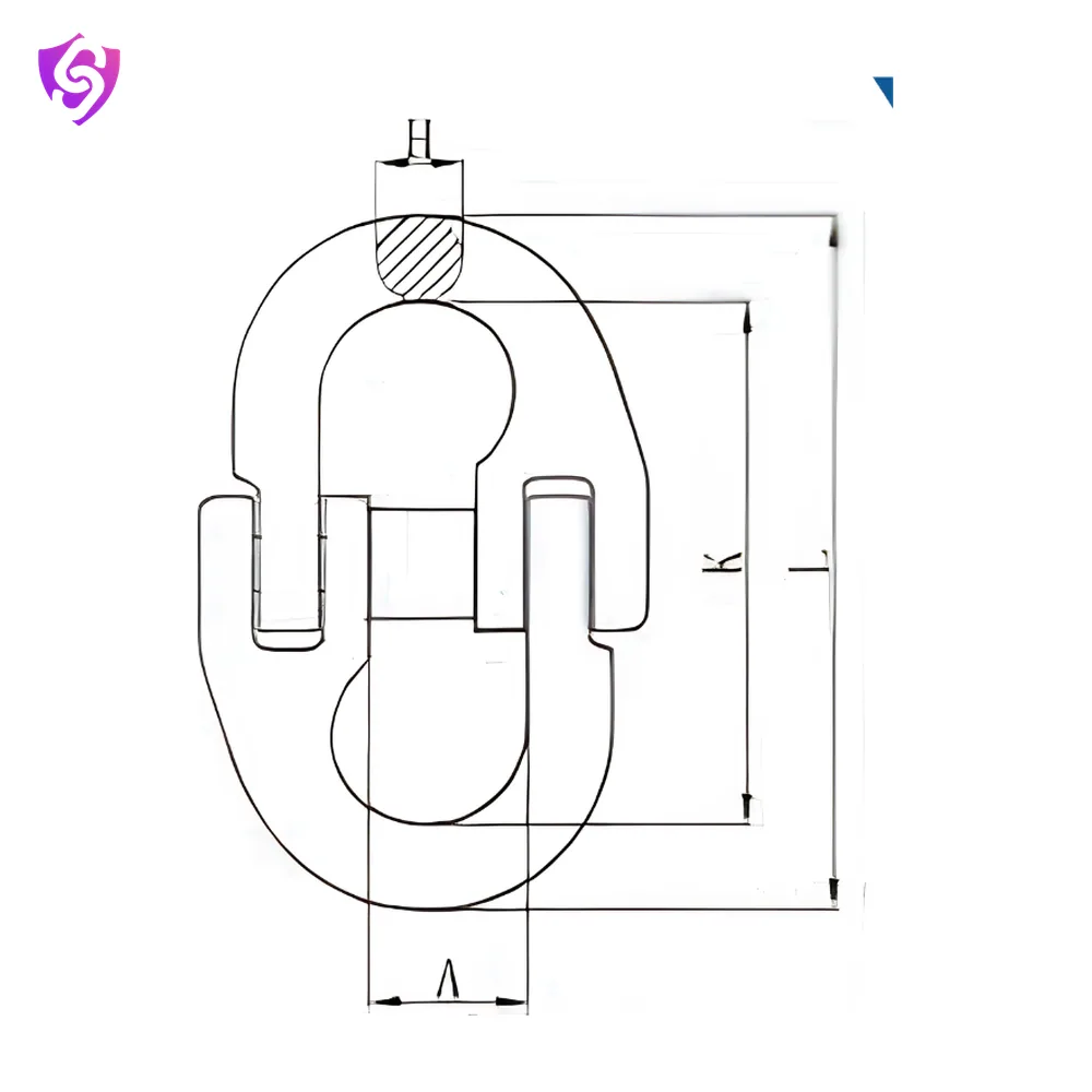 Mega G100 Connecting Link (Type 2 – Bow/Oval)