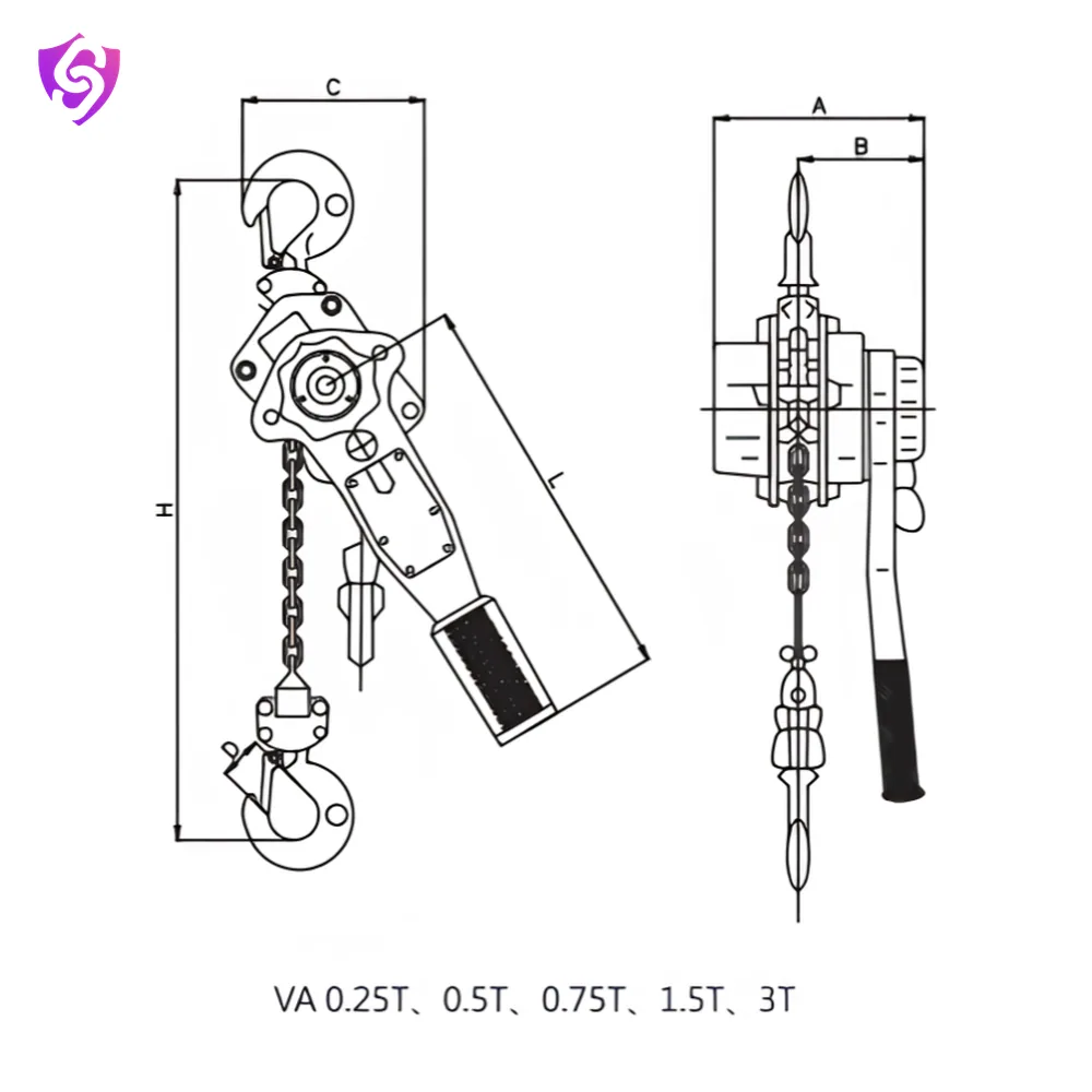 Mega VA Manual Lever Hoist
