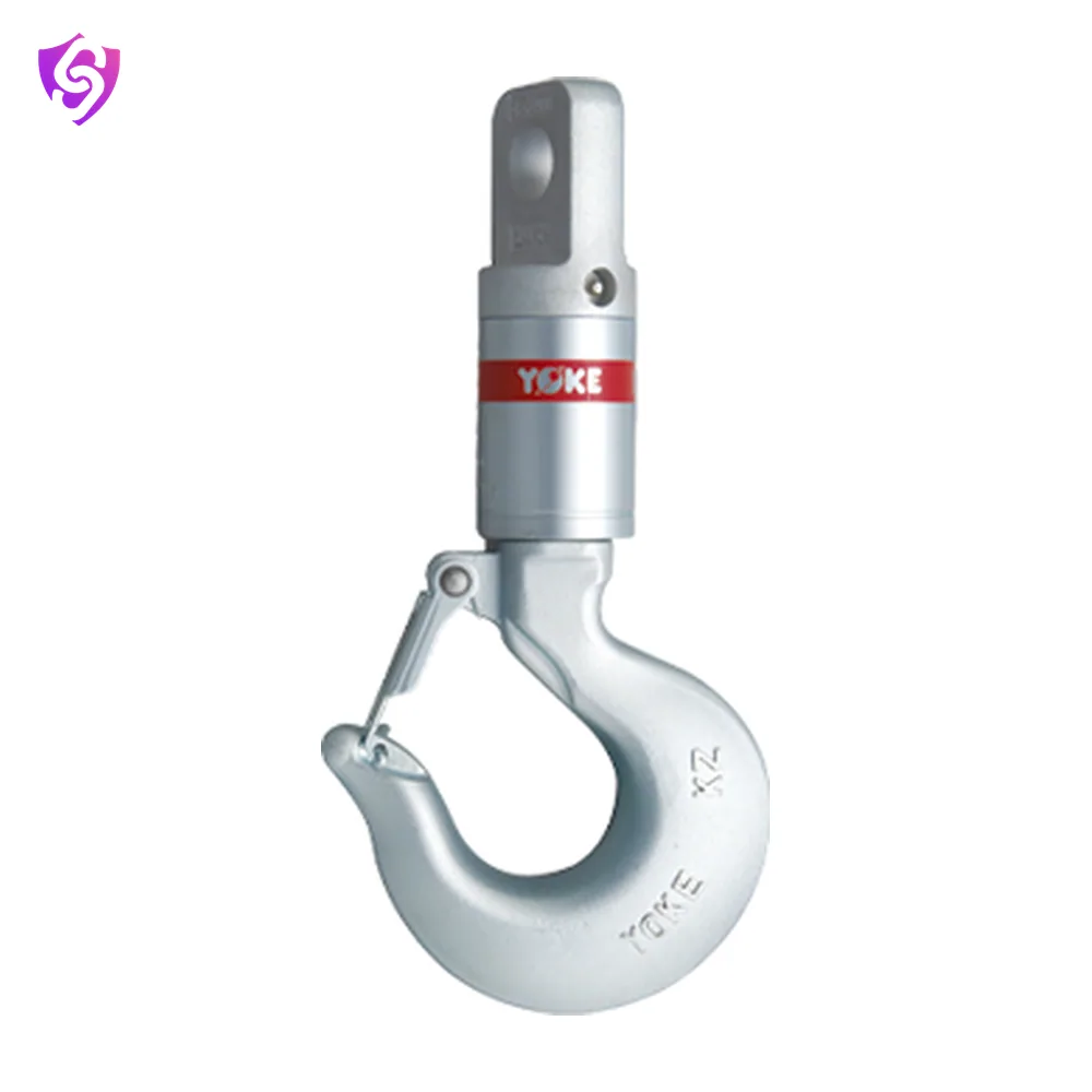 Yoke Angular Contact Bearing Swivels - Eye + Hook