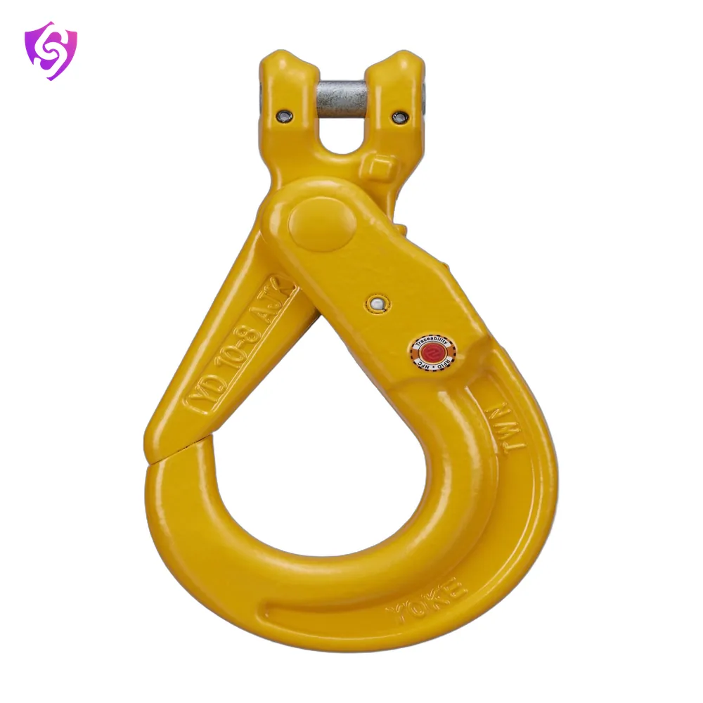Yoke Clevis Self Locking Hook.