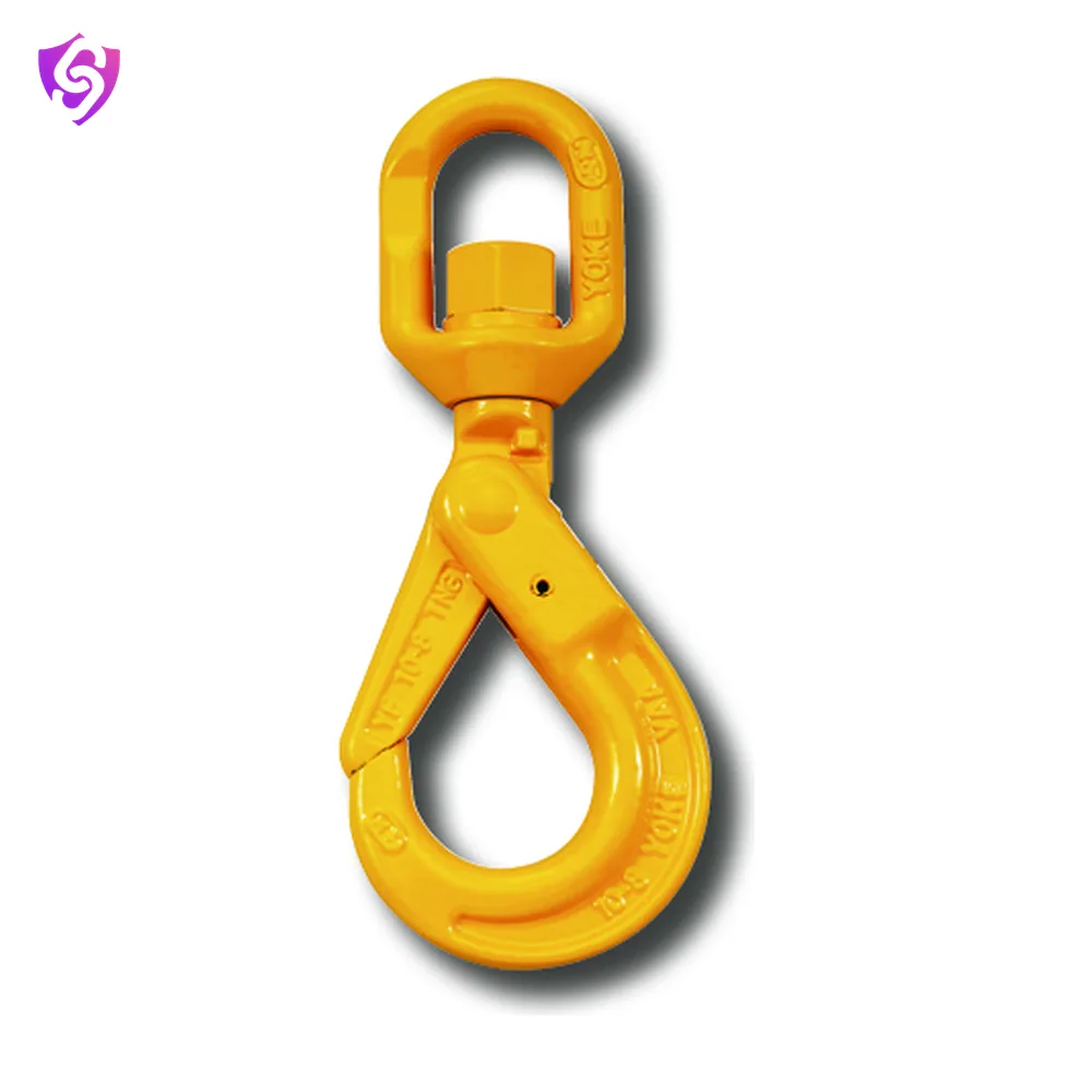 Yoke Swivel Self Locking Hook