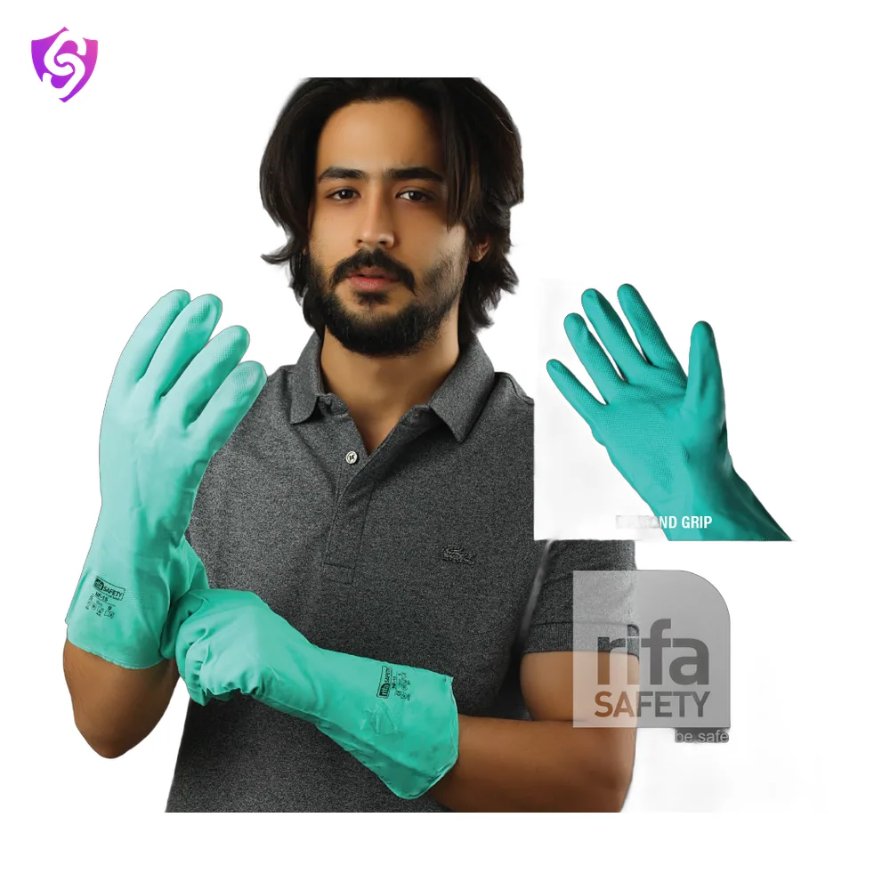 Rifa Nf-15 Nitrile Flocklined Gloves