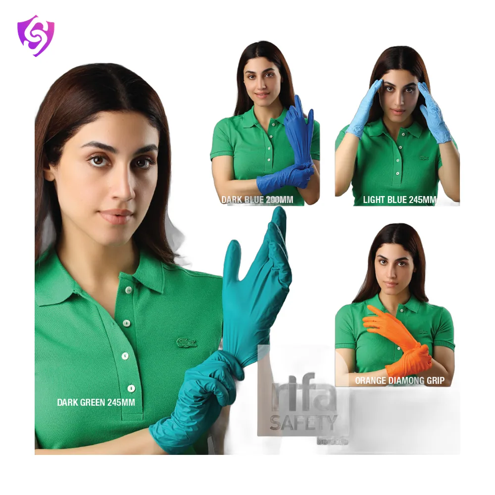 Rifa Nitrile Examination Gloves (Single Use)