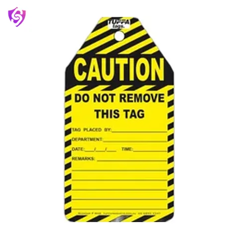 SureSafe Caution Do Not Remove Tag