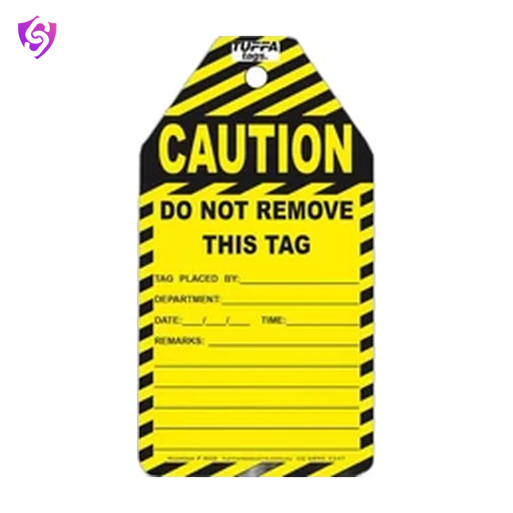 SureSafe Caution Do Not Remove Tag