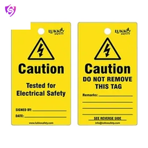 SureSafe Caution Tested For Ele. Safety Tag