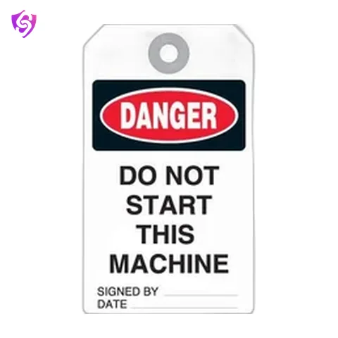 SureSafe Danger Do Not Start Machine Tag