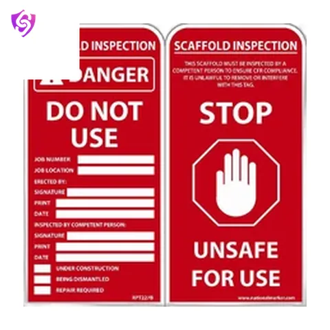 SureSafe Danger Do Not Use Scaffold Tag