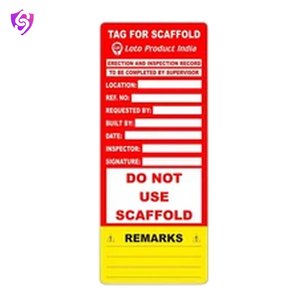 SureSafe Do Not Use Scaffold Erection Tag